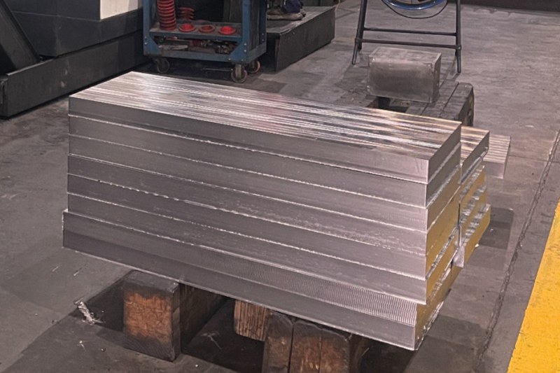 Tool steel cutting