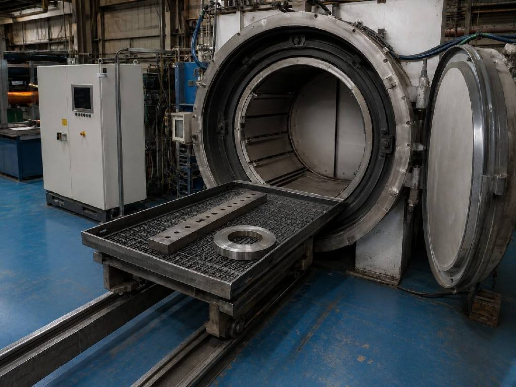 Heat treatment support for Blade steels